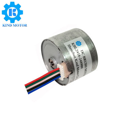 2mm wał niski poziom hałasu 24mm bl2418 dc 6v 12v 14.4v 18v 24v łożyska kulkowe bezszczotkowy silnik z enkoderem