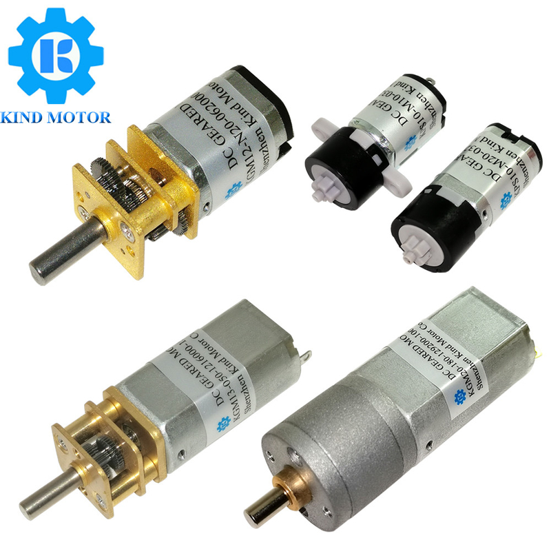 Mocny 3,1 W DC Spur Gear Motor 0,1-10 Kg.cm Tork Mikromotor 3V-12V Sprzęgły Szczotkowany / Bezszczotkowy