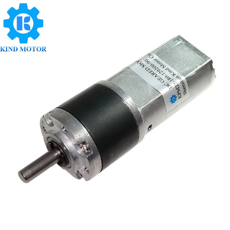 Wysoki moment obrotowy, niskoobiegowy mikro 22mm kpm22-180 DC 6v 12v 24v metalowy planetarny reduktor biegów