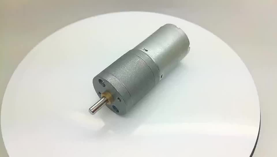gm25 370 25mm silnik biegów prądu stałego 12v 24v 5 obr./min 80 obr./min 600 obr./min