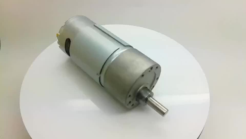 KGM37-555 35mm 37mm silnik biegów stałych 12v 24v 80 obr./min 100 obr./min 6mm wał biegów stałych